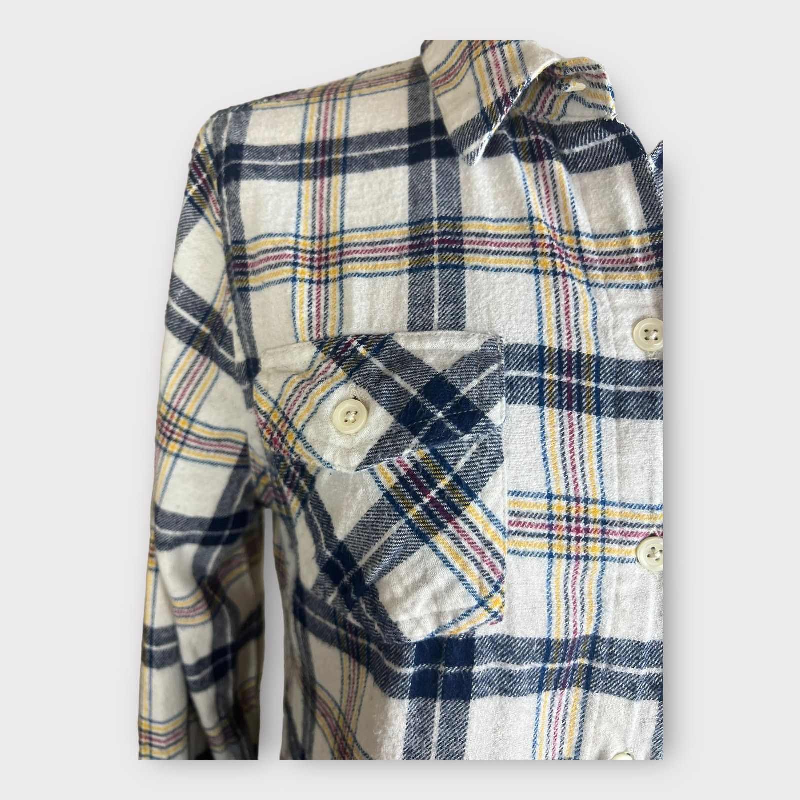 Mossimo Mossimo Supply Co. | Women Tops Button Down Flannel Plaid Size L / US 10 / IT 46 - 4 Thumbnail