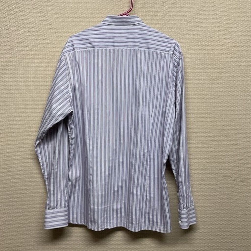 Ted Baker Ted Baker Striped Button Up Long Sleeve Shirt Men Size 5(XL) Size US XL / EU 56 / 4 - 6 Thumbnail