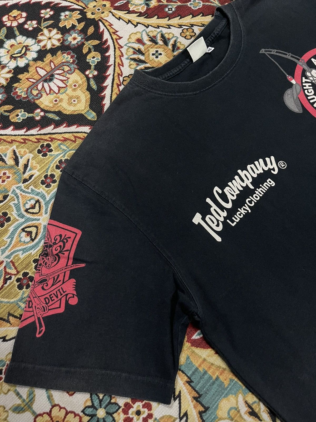 Japanese Brand × Vintage Ted Company Lucky Red Devil Sukajan Big Logo Vintage Tee Size US L / EU 52-54 / 3 - 11 Thumbnail