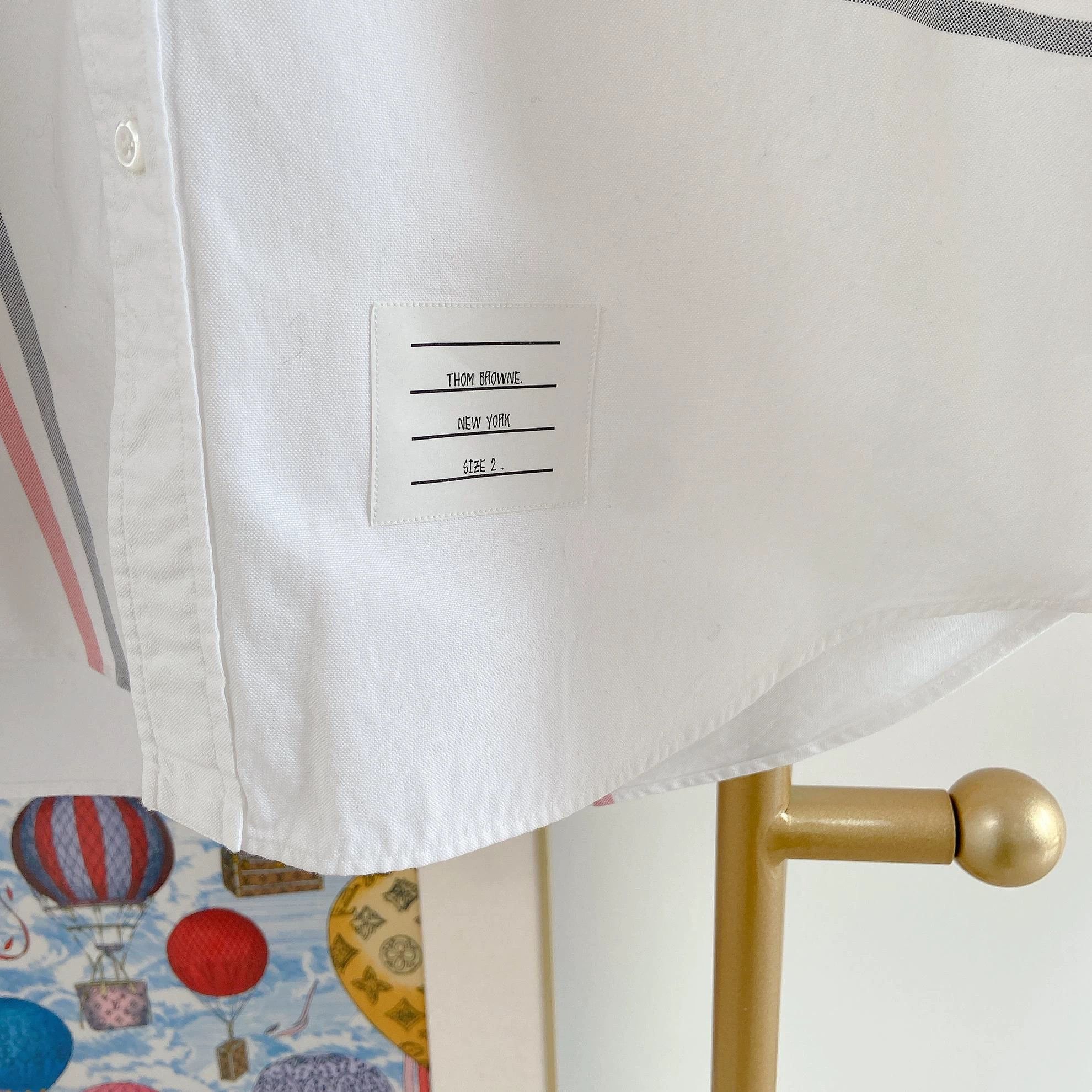 Thom Browne Thom Browne White Shirt US 2 Tagged Size US M / EU 48-50 / 2 - 6 Thumbnail