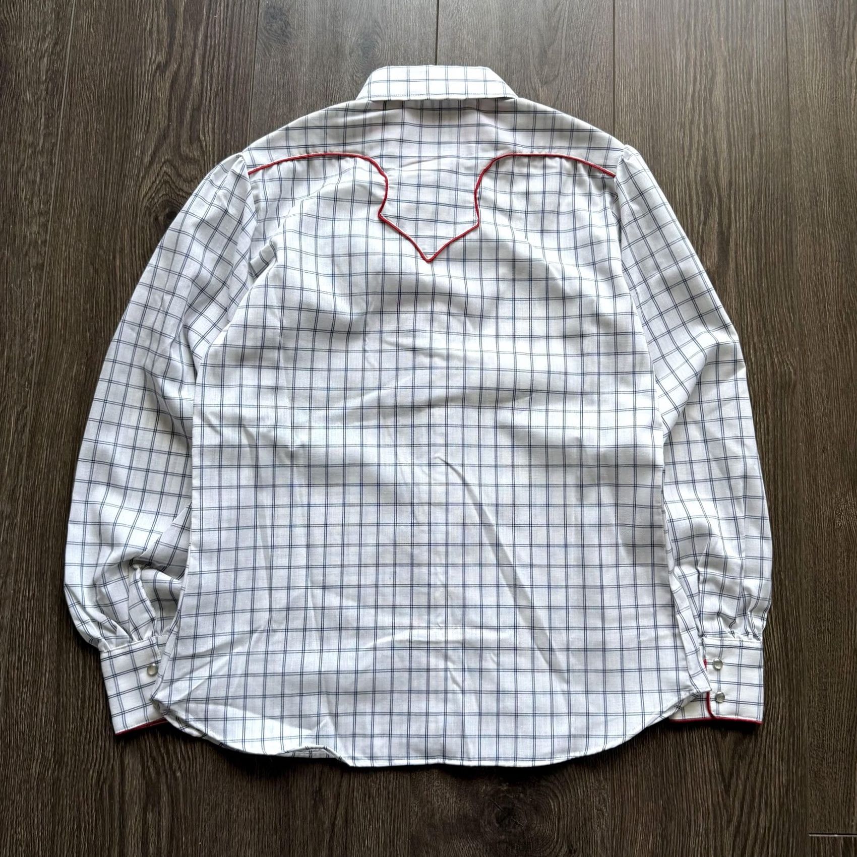 Vintage VINTAGE Kenny Rogers Western Pearl Snap Shirt Mens 36 White Long Sleeve NWT Size US M / EU 48-50 / 2 - 4 Thumbnail