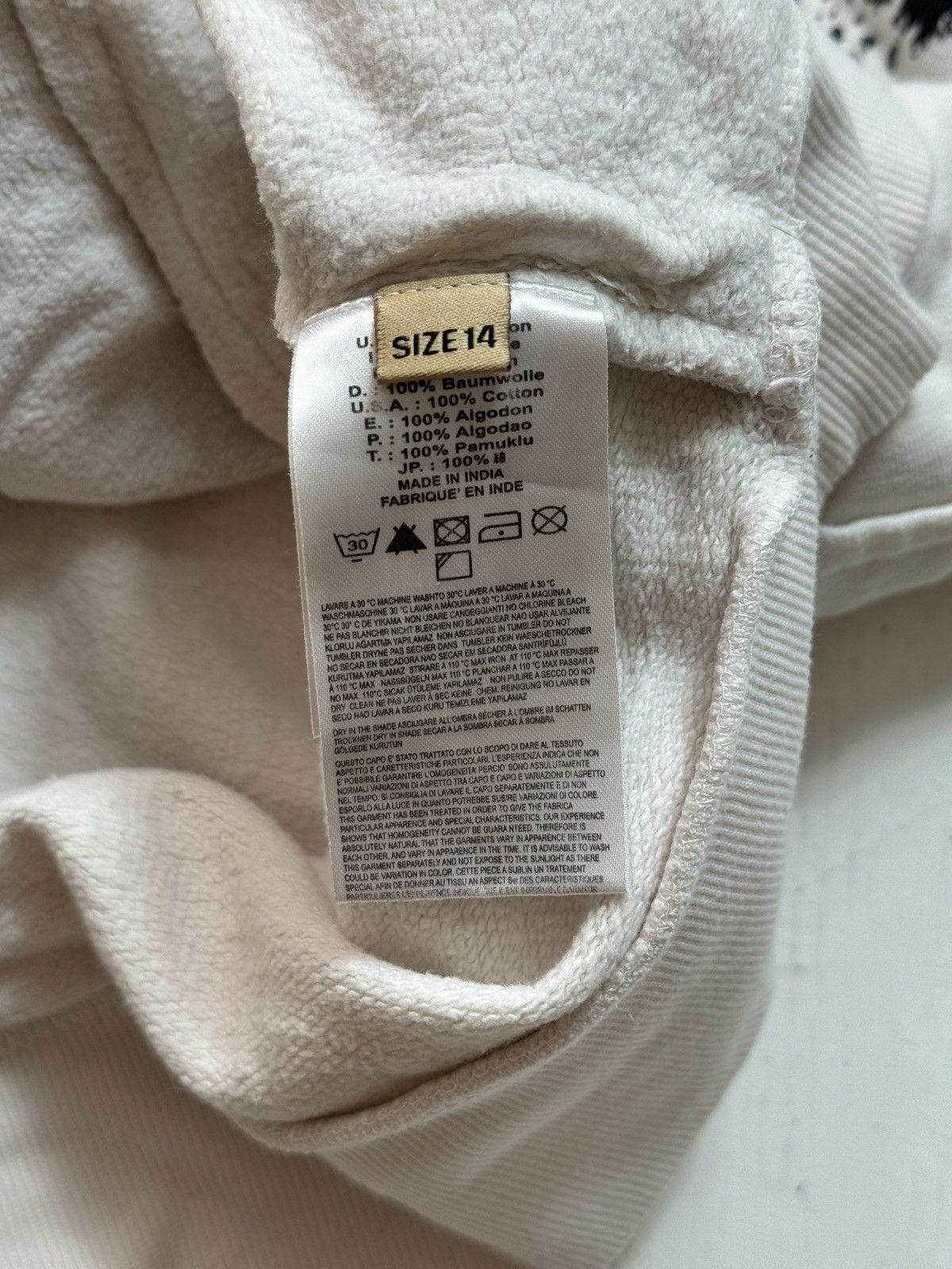 John Galliano VINTAGE JOHN GALLIANO 2000s GRAPHIC SWEATSHIRT Size L / US 10 / IT 46 - 9 Thumbnail