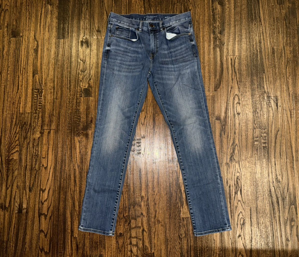 Banana Republic Banana Republic Traveler Denim Jean Pant 30x32 Slim Size US 30 / EU 46 - 1 Thumbnail