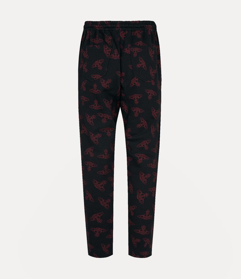 Vivienne Westwood o1srvl11e0326 Sweatpants & Joggers in Black/Red Size US 34 / EU 50 - 2 Thumbnail