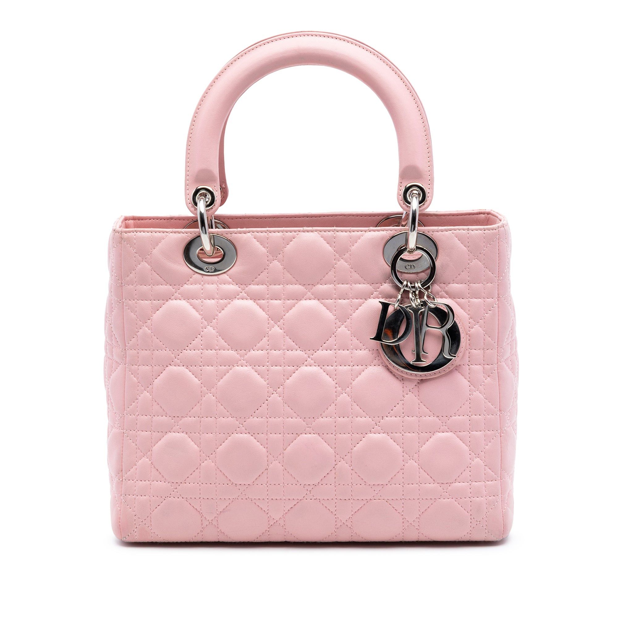 Dior Medium Lambskin Cannage Lady Dior Size ONE SIZE - 1 Thumbnail