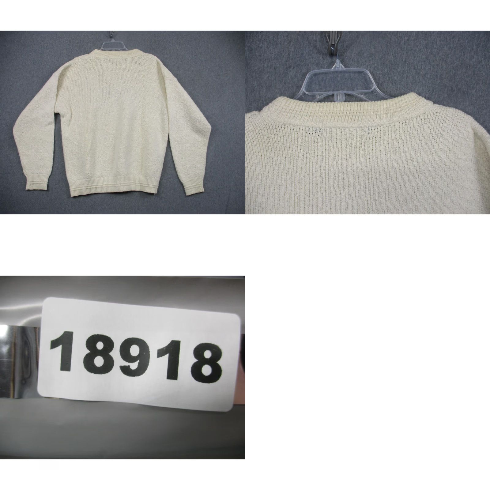 Vintage VINTAGE Scottish Isle Sweater Mens L White Golf Graphic Cotton Crewneck USA Size US L / EU 52-54 / 3 - 8 Thumbnail