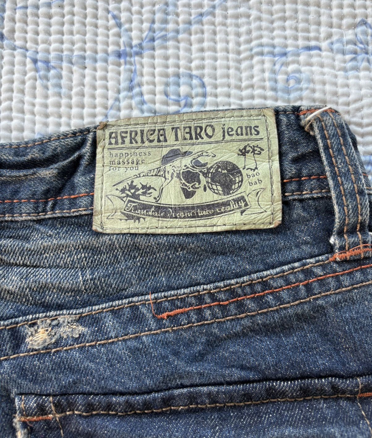 Other Africa Taro Streetwear Distressed Flared Denim Size US 30 / EU 46 - 14 Thumbnail