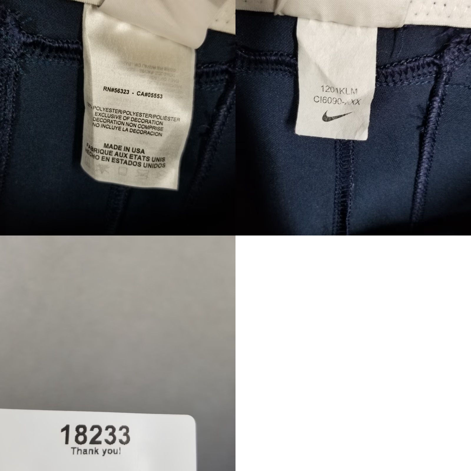 Nike VINTAGE Nike USA Olympics 2012 Baseball Pants Men Medium Blue Activewear Sports Size US 31 - 8 Thumbnail