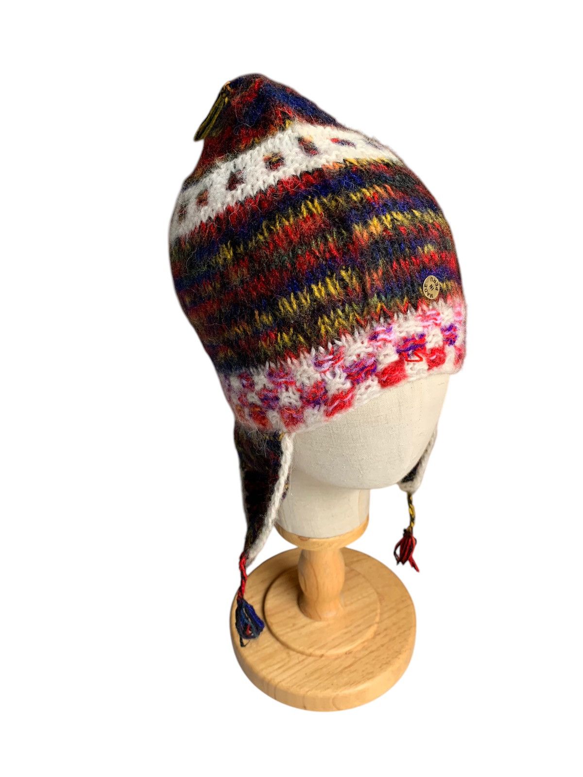 Japanese Brand × Kapital × Vintage Knitted Crochet Hippies Style Winter Sessions Beanie hats Size ONE SIZE - 2 Thumbnail