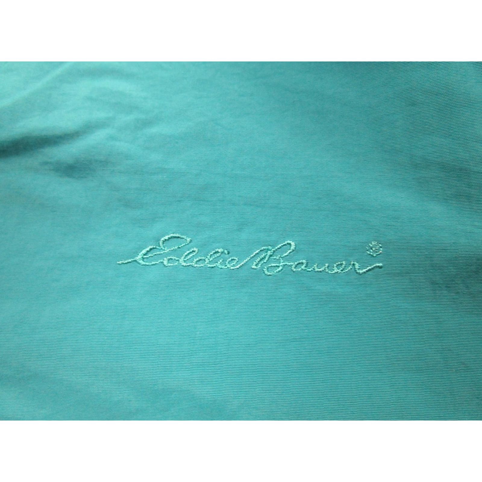 Eddie Bauer Eddie Bauer Parka Womens Large Teal WINDFoil Hooded Fleece Lined Nylon Made USA Size L / US 10 / IT 46 - 7 Thumbnail