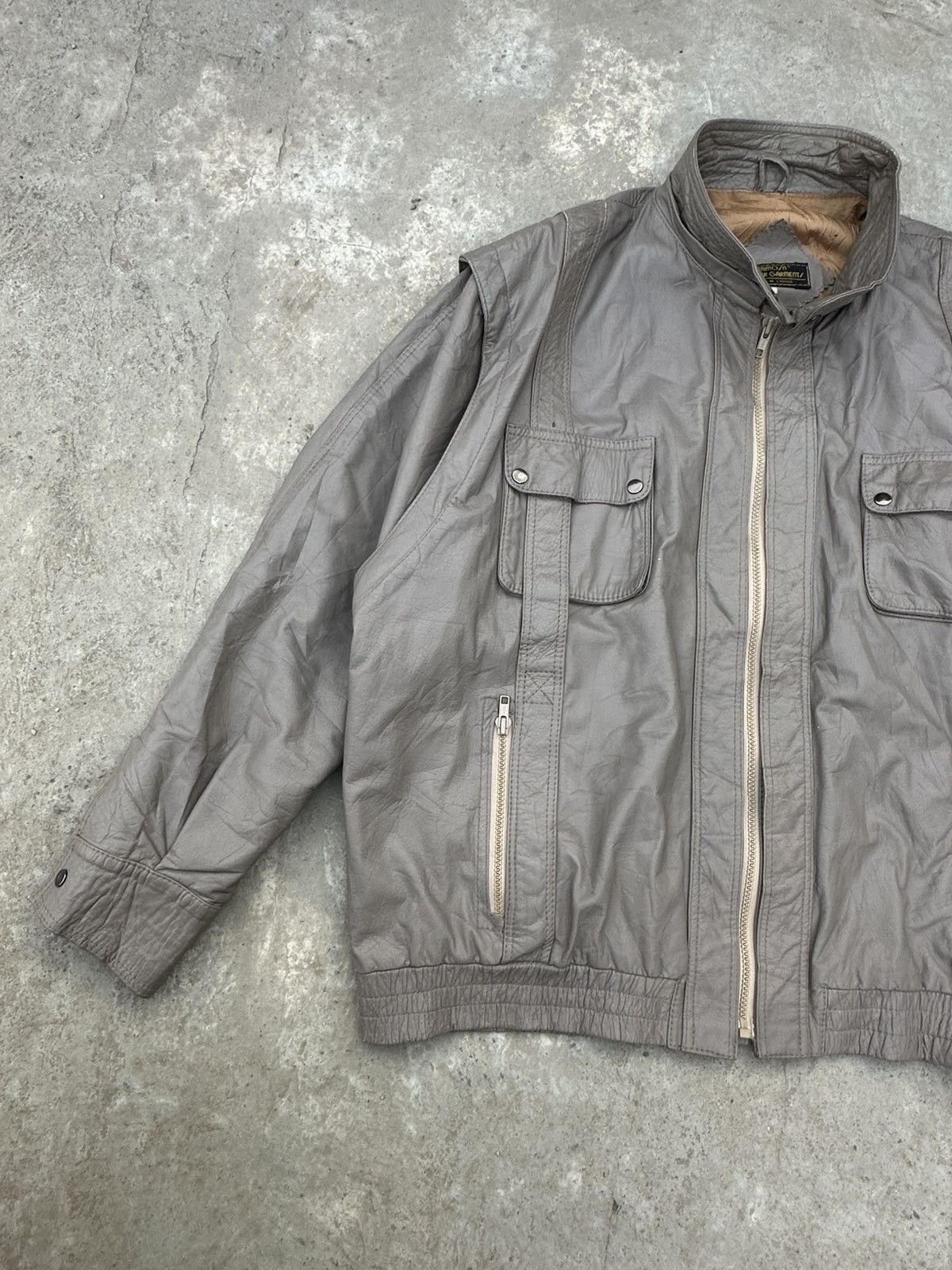 Leather Vintage Mimosa Leather Archival style Leather Jacket Size US XL / EU 56 / 4 - 4 Thumbnail