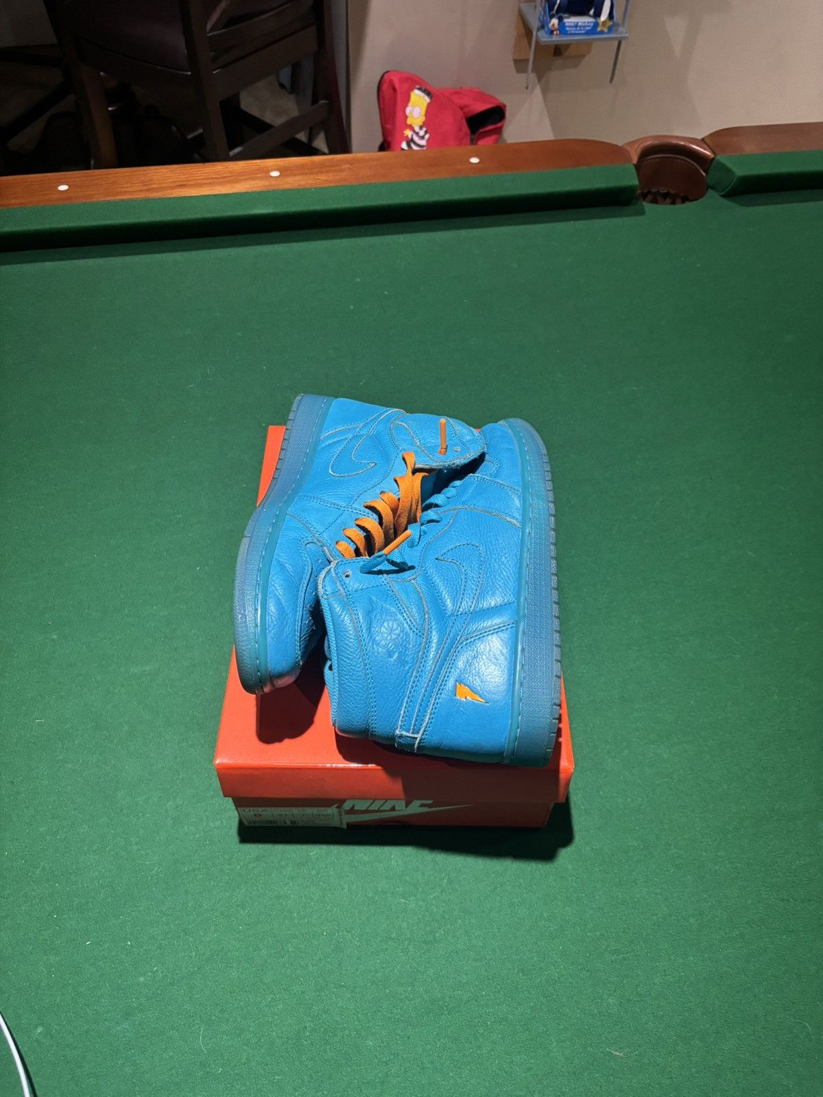 Gatorade × Jordan Brand Jordan 1 Gatorade Blue Lagoon Size US 8 / EU 41 - 1 Thumbnail