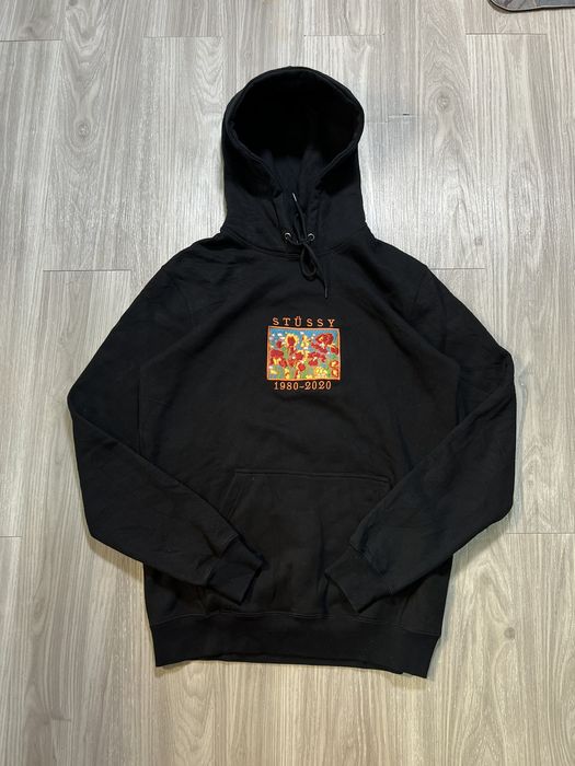 Stussy Stussy Irises Hoodie Grailed