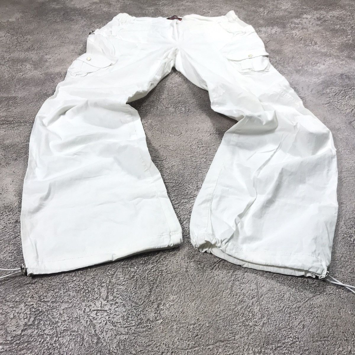 Vintage Vintage Y2K Baggy Flared Parachute Pants Streetwear Faded 28 Size 28" / US 6 / IT 42 - 1 Thumbnail