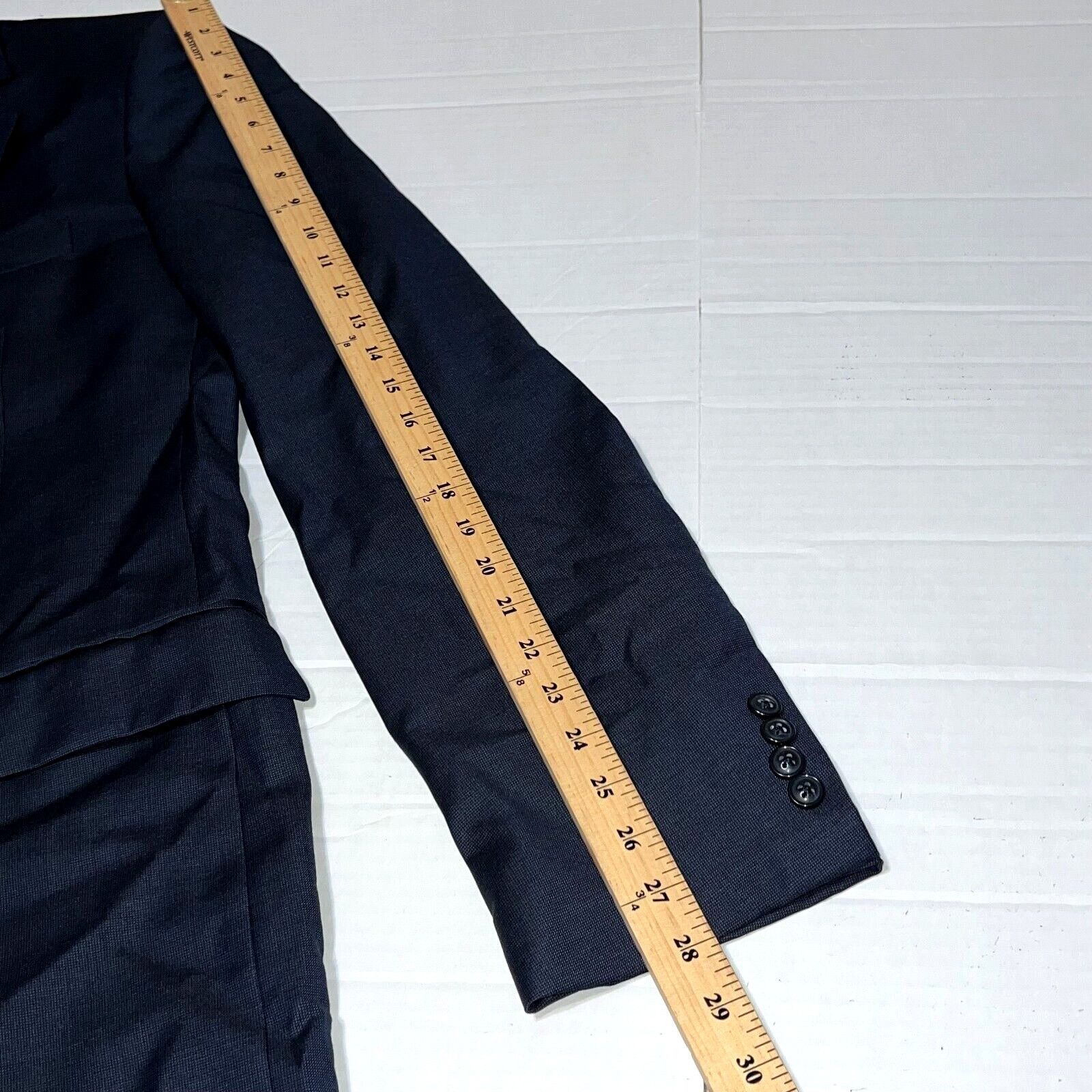 Brooks Brothers Brooks Brothers 1818 Madison 2B Suit Wool Vitale 46XL W40 Size 46R - 13 Thumbnail