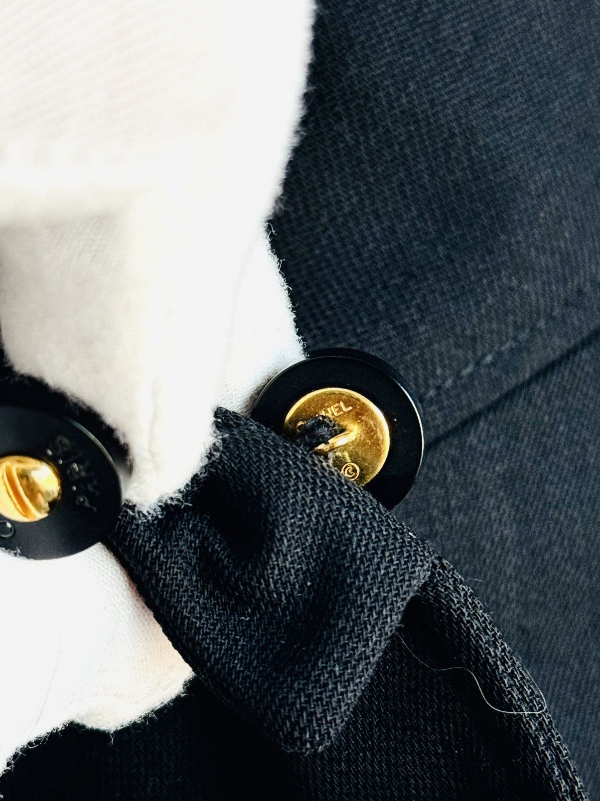 Chanel Vintage S/S ‘97 Chanel Runway blazer jacket screw buttons 42 Size M / US 6-8 / IT 42-44 - 12 Thumbnail