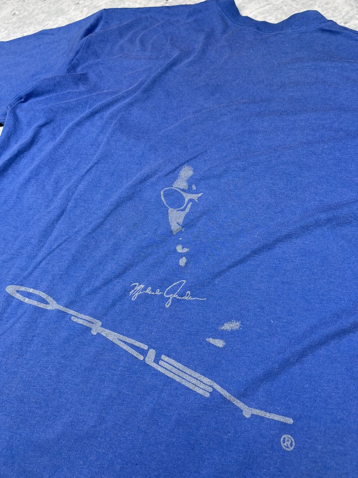 Jordan Brand 💎💎RARE Vintage 90s Oakley blue big logo Jordan Size US M / EU 48-50 / 2 - 7 Thumbnail