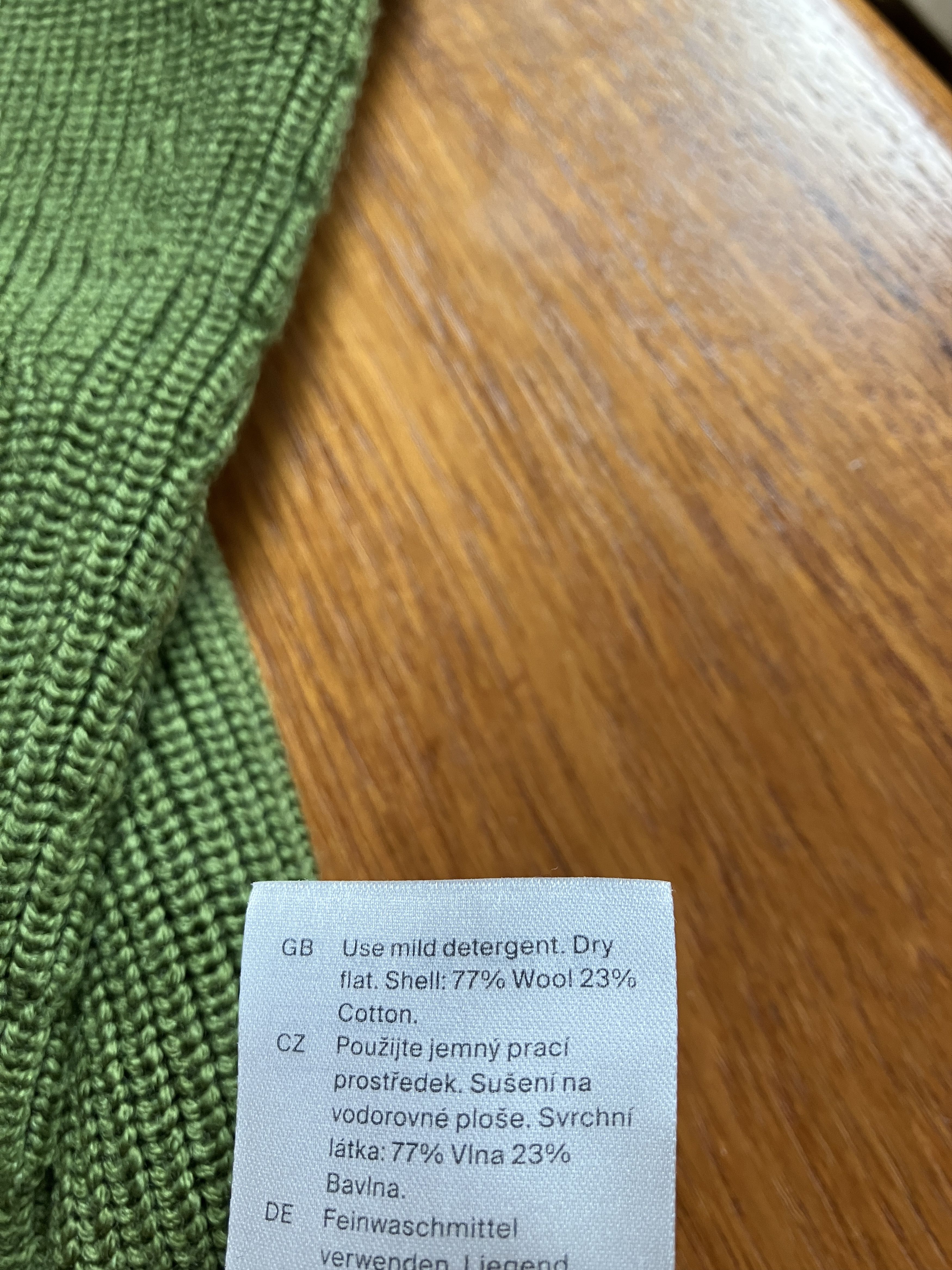 Cos Green Crew Neck Wool Sweater Size US M / EU 48-50 / 2 - 8 Thumbnail