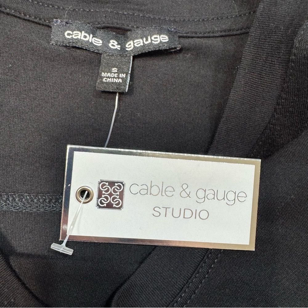 Other NWT New Cable & Gauge Mixed Media Puff Short Sleeve Top Siz Size S / US 4 / IT 40 - 8 Thumbnail