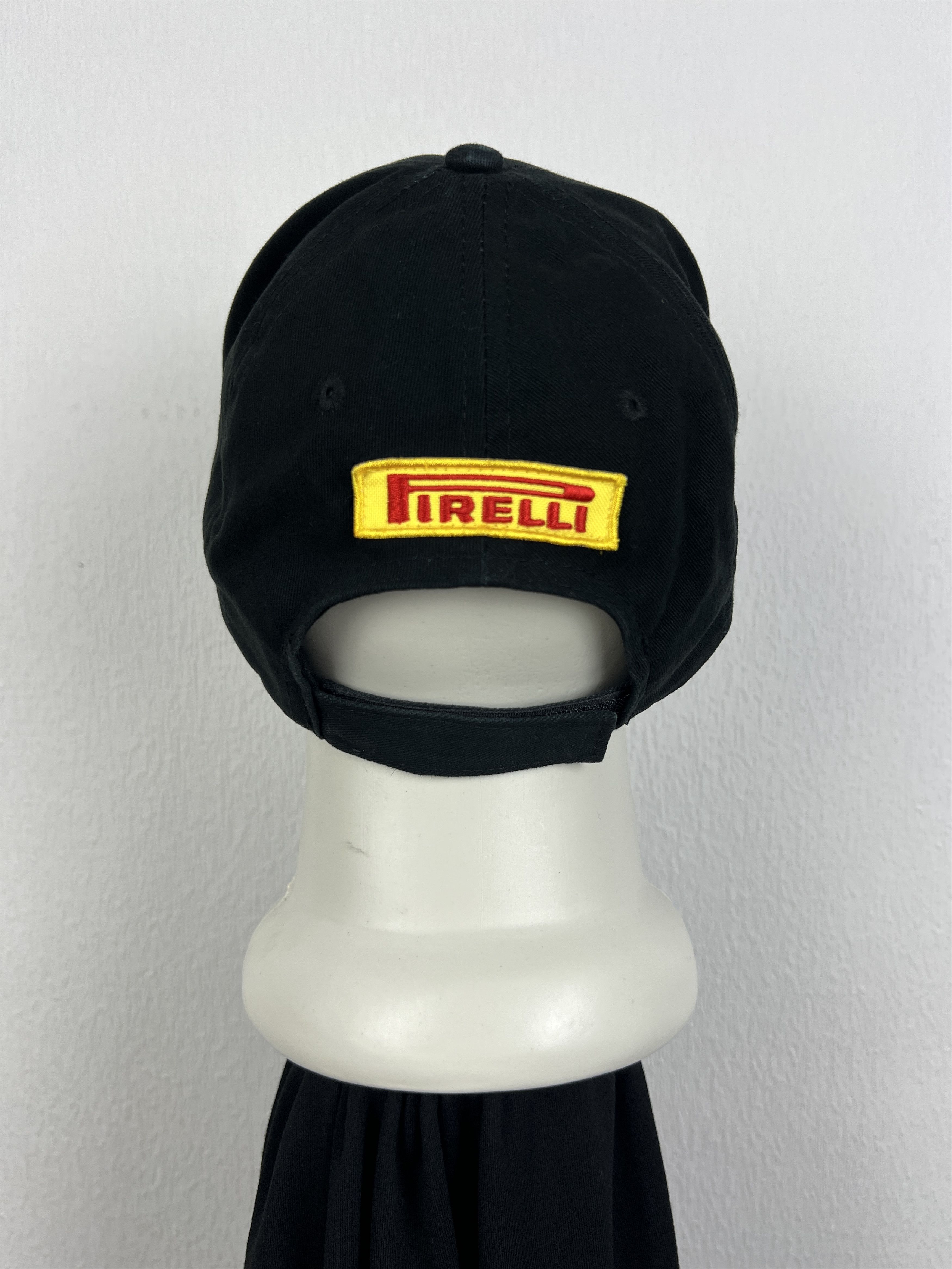 Vintage Pirelli F1 Racing Hat Cap Authentic Black Gold Rare Ferrari Size ONE SIZE - 5 Thumbnail