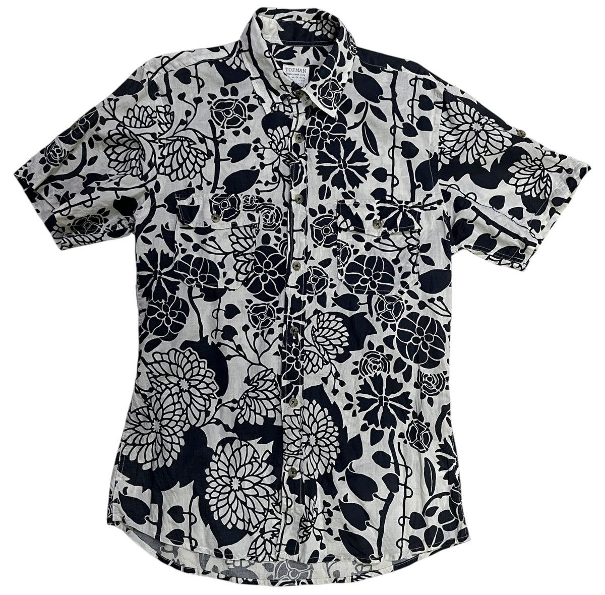 Topman Topman Floral Hawaii Shirt Size US S / EU 44-46 / 1 - 1 Thumbnail