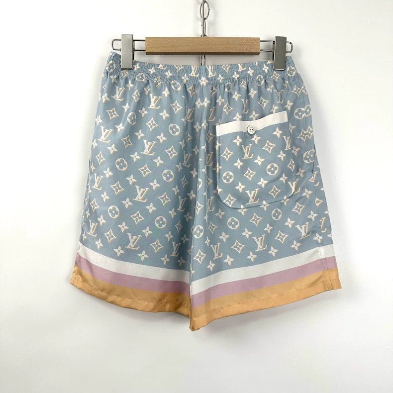 Louis Vuitton Louis Vuitton Blue presbyopic full-print shorts 2502-Nextar Size US 34 / EU 50 - 2 Thumbnail