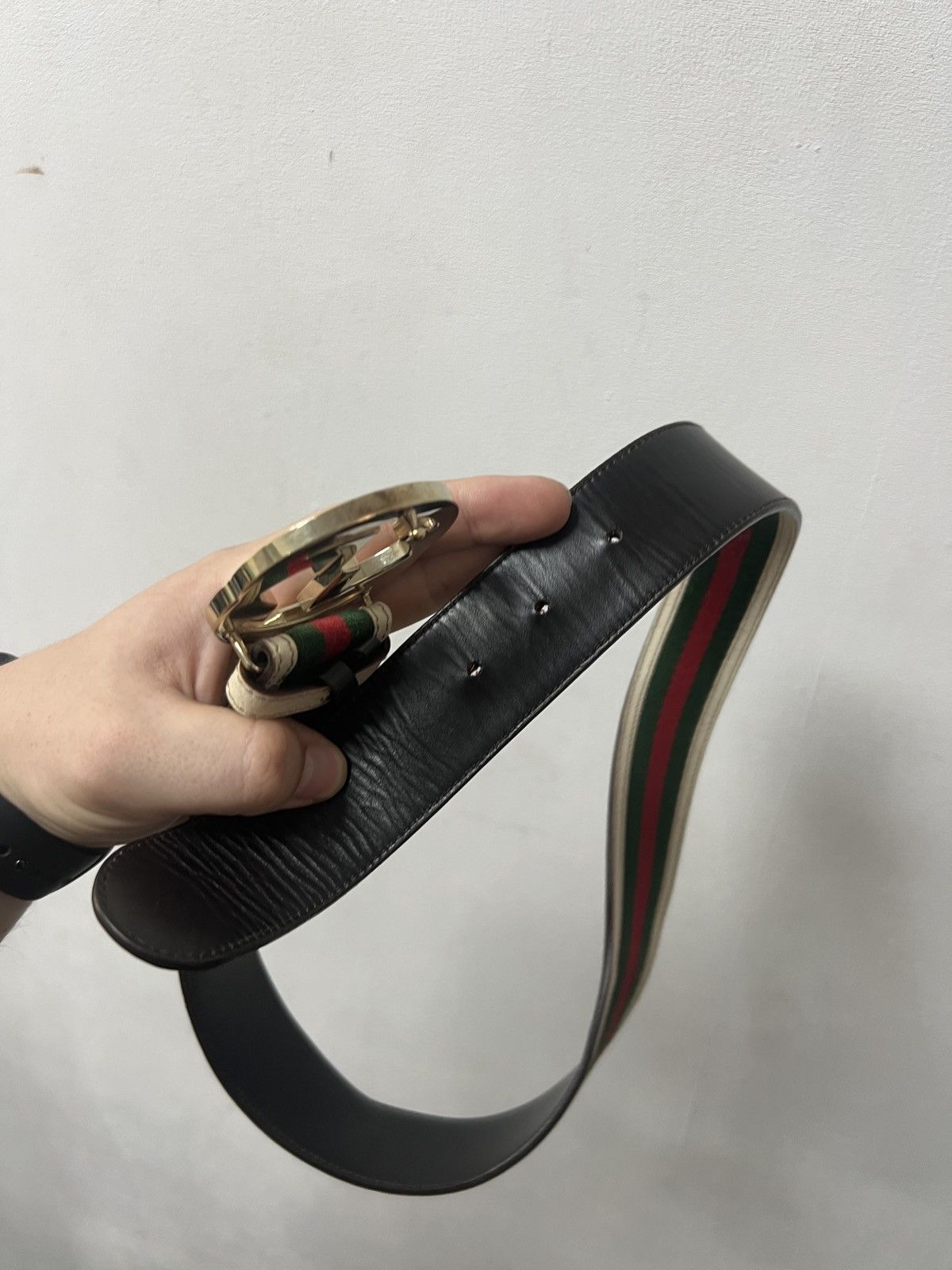 Gucci Gucci Belt Leather Unisex Luxury Size ONE SIZE - 12 Thumbnail