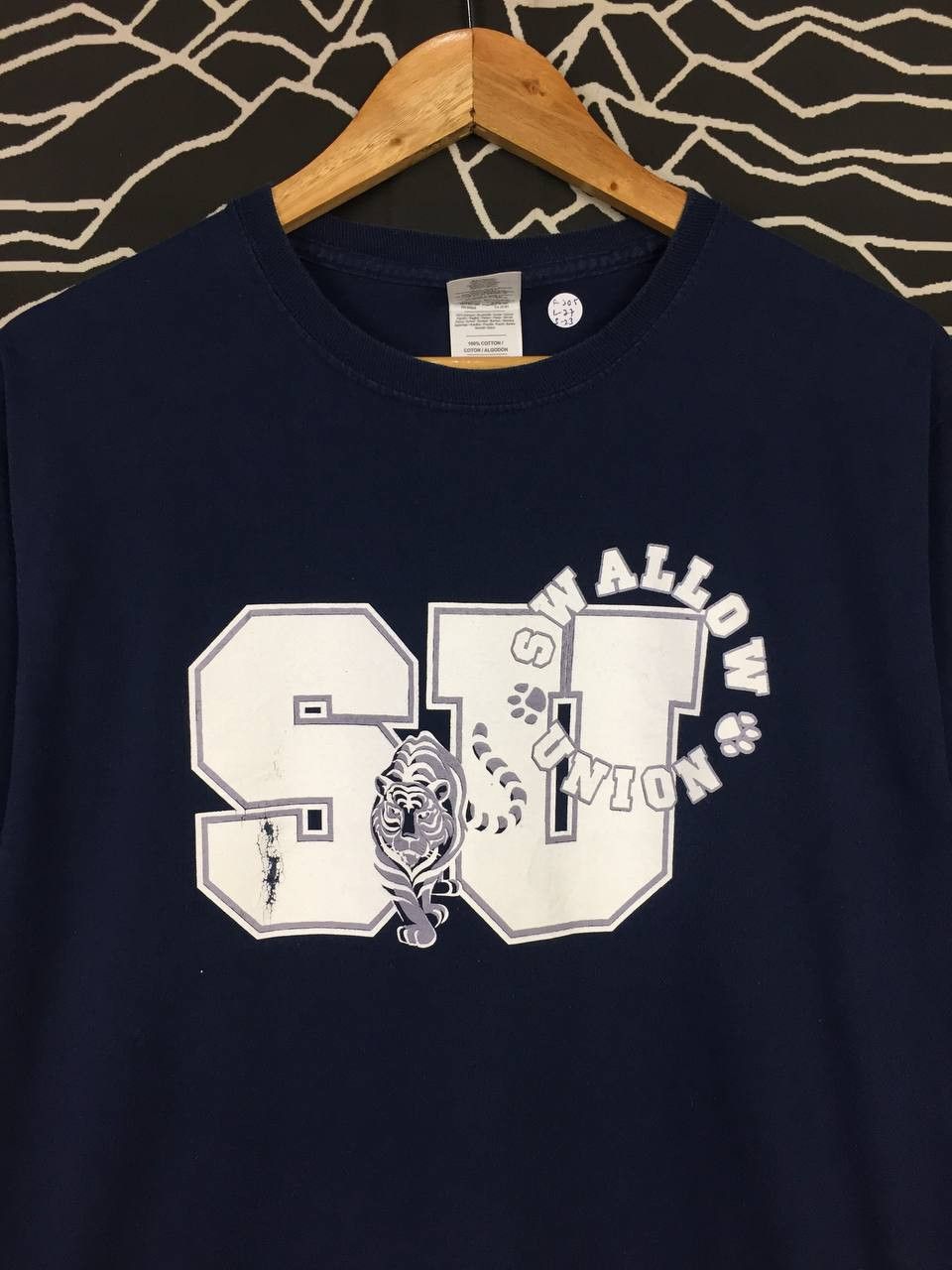 Gildan × Vintage Swallow Union Elementary School Apparel Longsleeve Tee Size US M / EU 48-50 / 2 - 3 Thumbnail