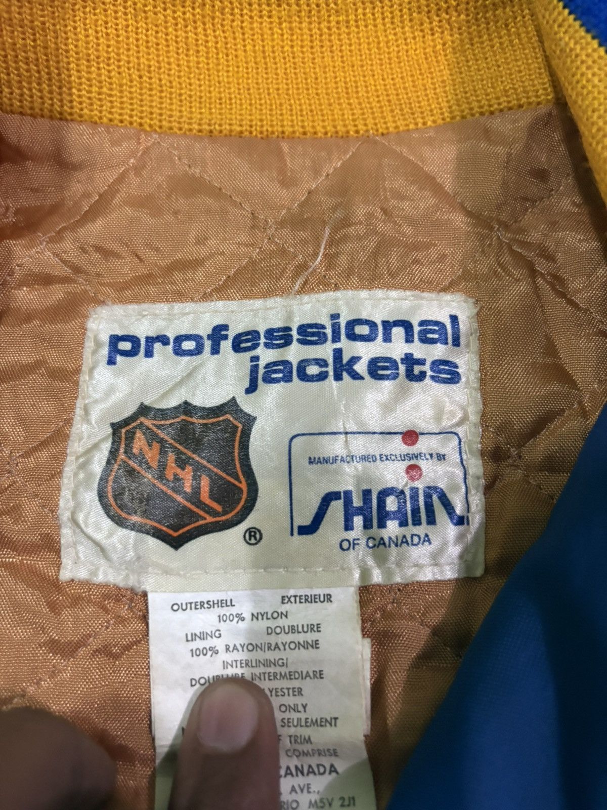 NHL × Wrangler NHL Wranglers Tokyo Nylon Jacket Size US L / EU 52-54 / 3 - 14 Thumbnail