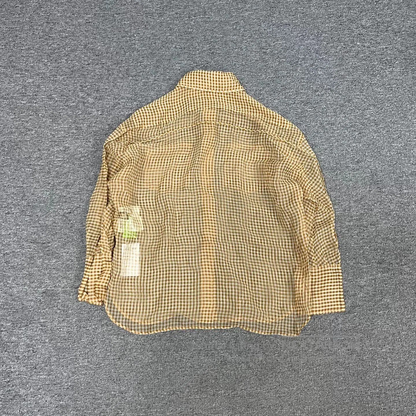 Fendi FENDI Silk Organza Plaid Shirt. Size US M / EU 48-50 / 2 - 5 Thumbnail