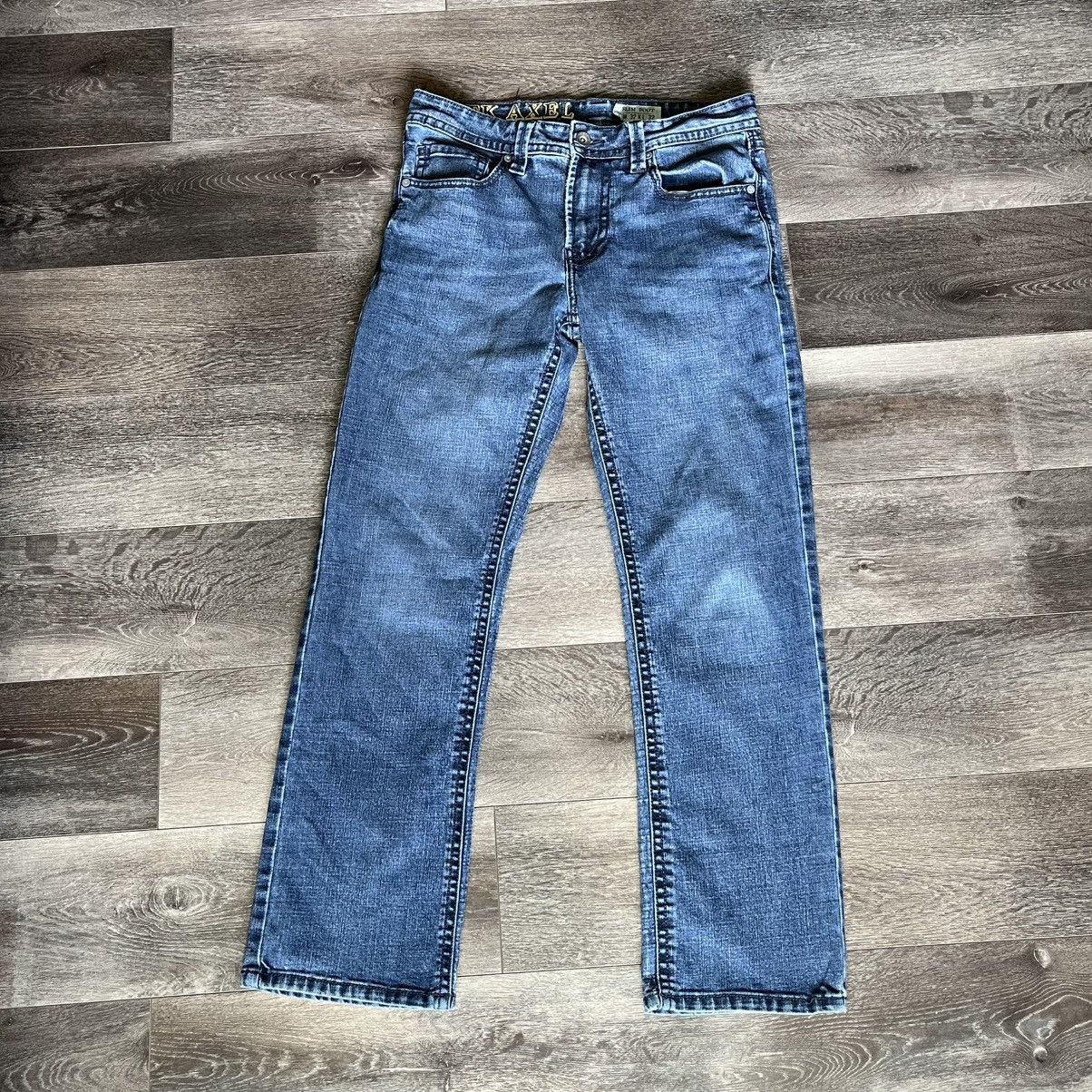 Vintage Vintage 2000s TK Axel Grunge Slim Boot Cut Denim Jeans 32x32 Size US 32 / EU 48 - 2 Thumbnail