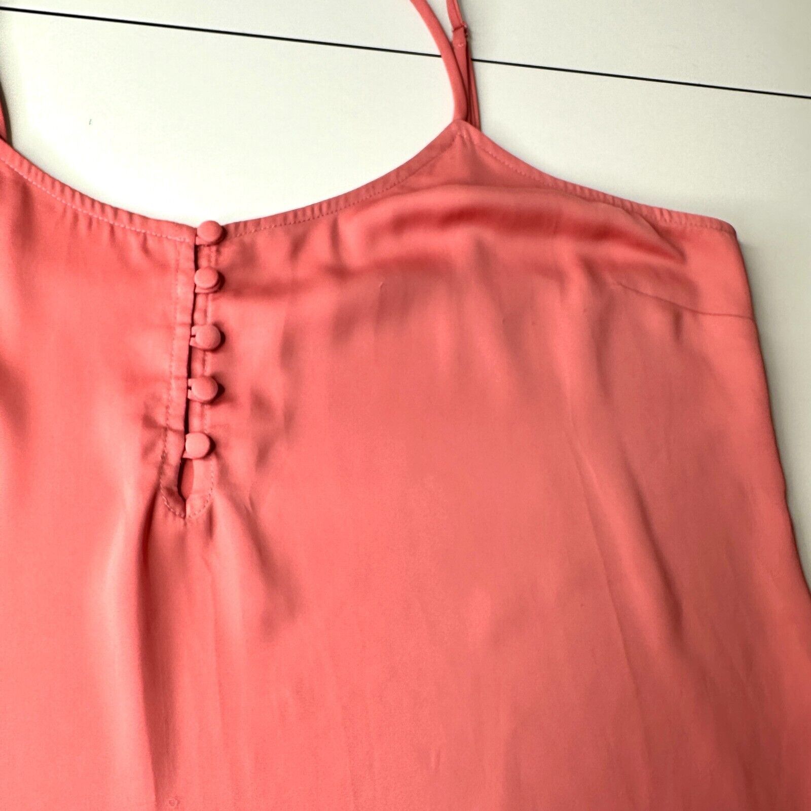 Other L'Academie Peach 5-Button Loop Tank Adj Straps Cami Top L Size L / US 10 / IT 46 - 6 Thumbnail