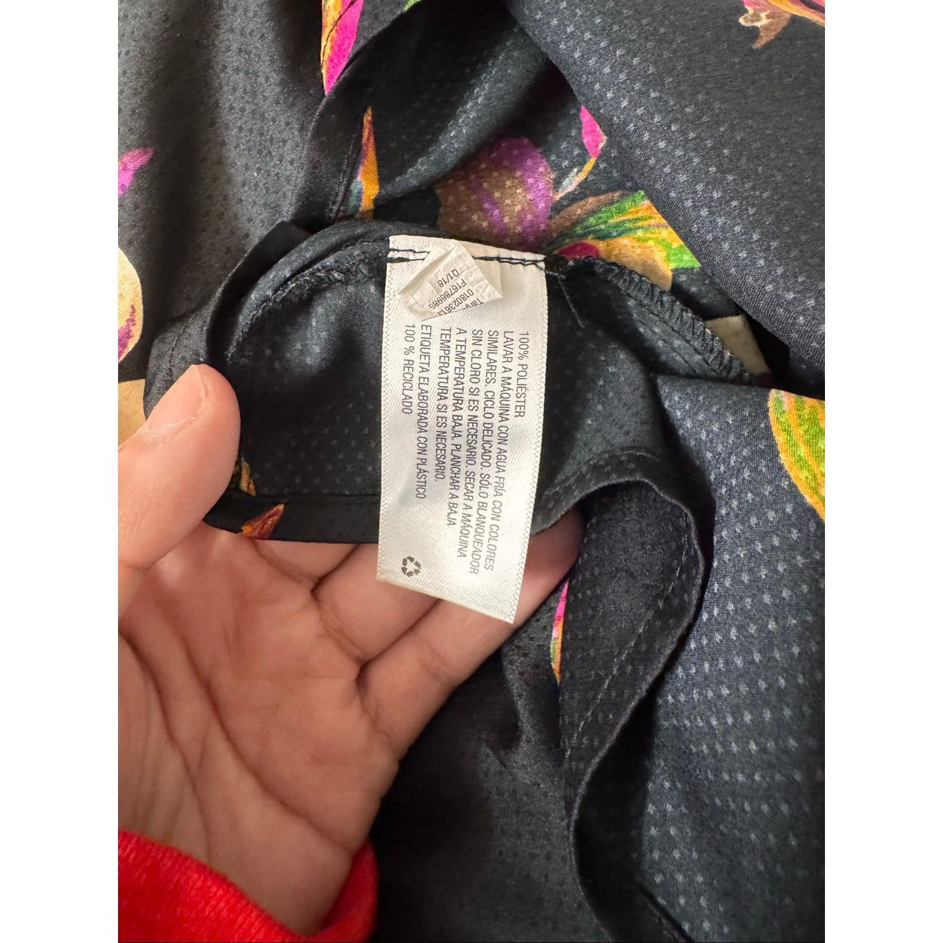 Other a.n.d New York Floral V-Neck Tank Top Women’s Small Black Sl Size S / US 4 / IT 40 - 6 Thumbnail