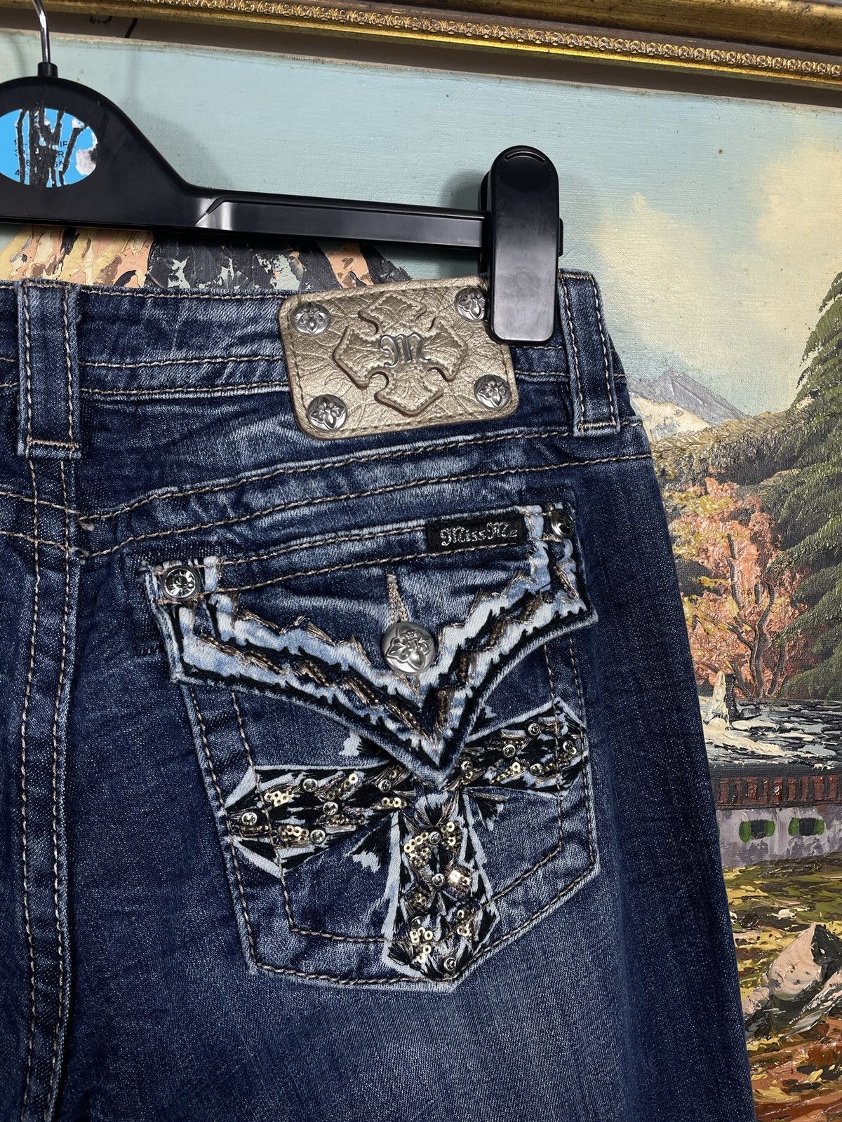 Miss Me × Rock Revival × True Religion Miss Me Vintage Y2k Avant Garde Denim Jeans Trousers Pants Size 31" - 8 Thumbnail