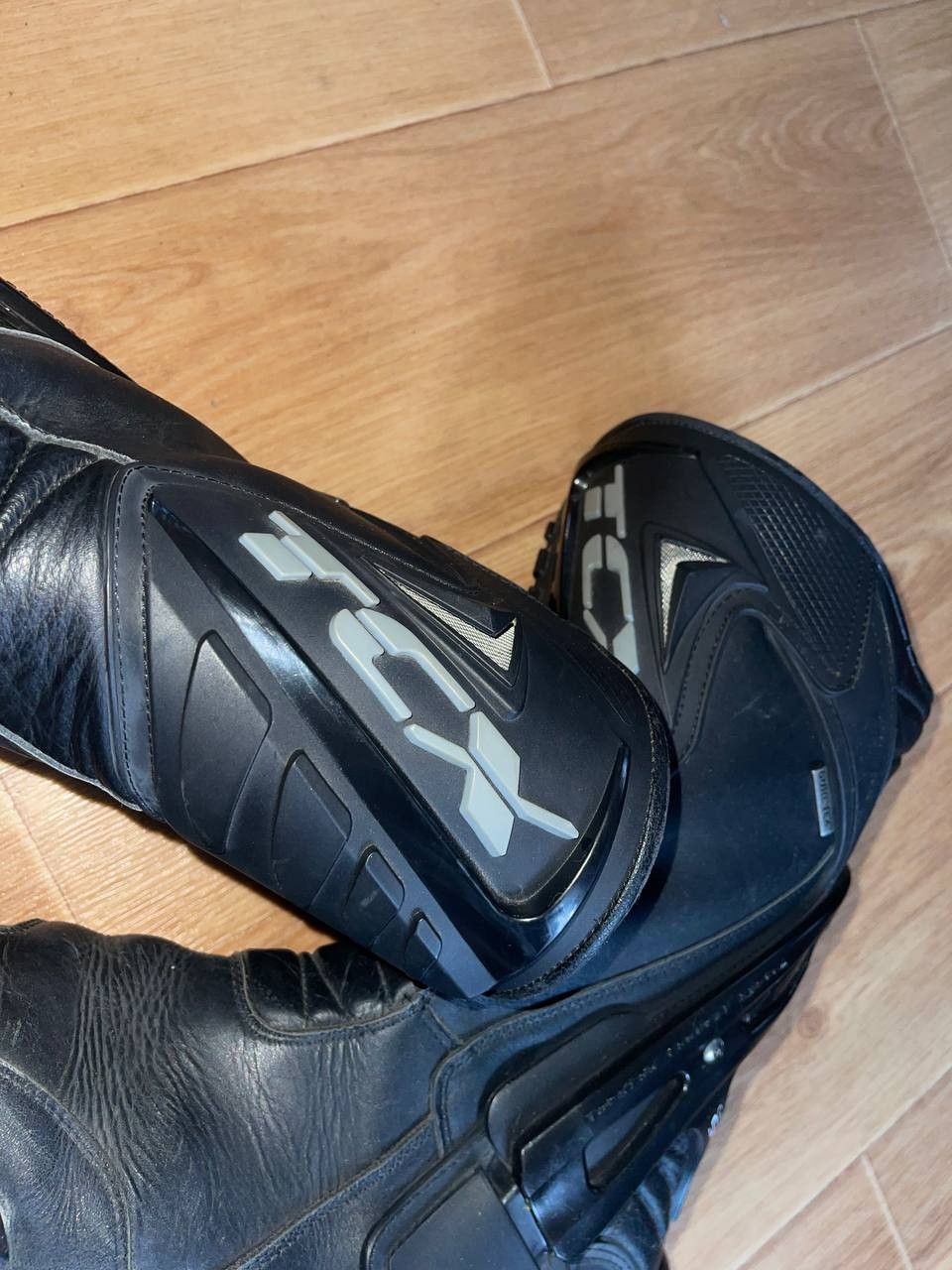 Vintage Men's Motocross Boots Black Leather TCX Size US 13 / EU 46 - 16 Thumbnail