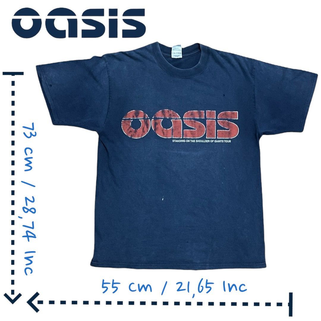 Band Tees × Vintage Oasis standing on the shoulder of giants tour Size US L / EU 52-54 / 3 - 3 Thumbnail