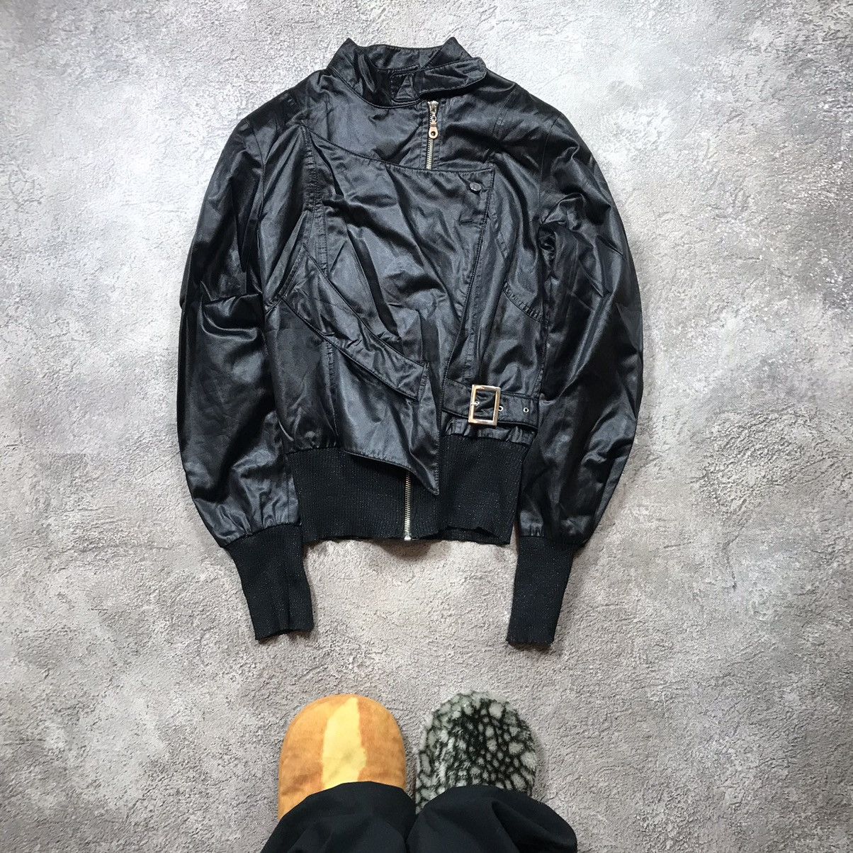 Vintage Vintage Y2K Black Bomber Jacket Streetwear Oversized Faded S Size S / US 4 / IT 40 - 1 Thumbnail