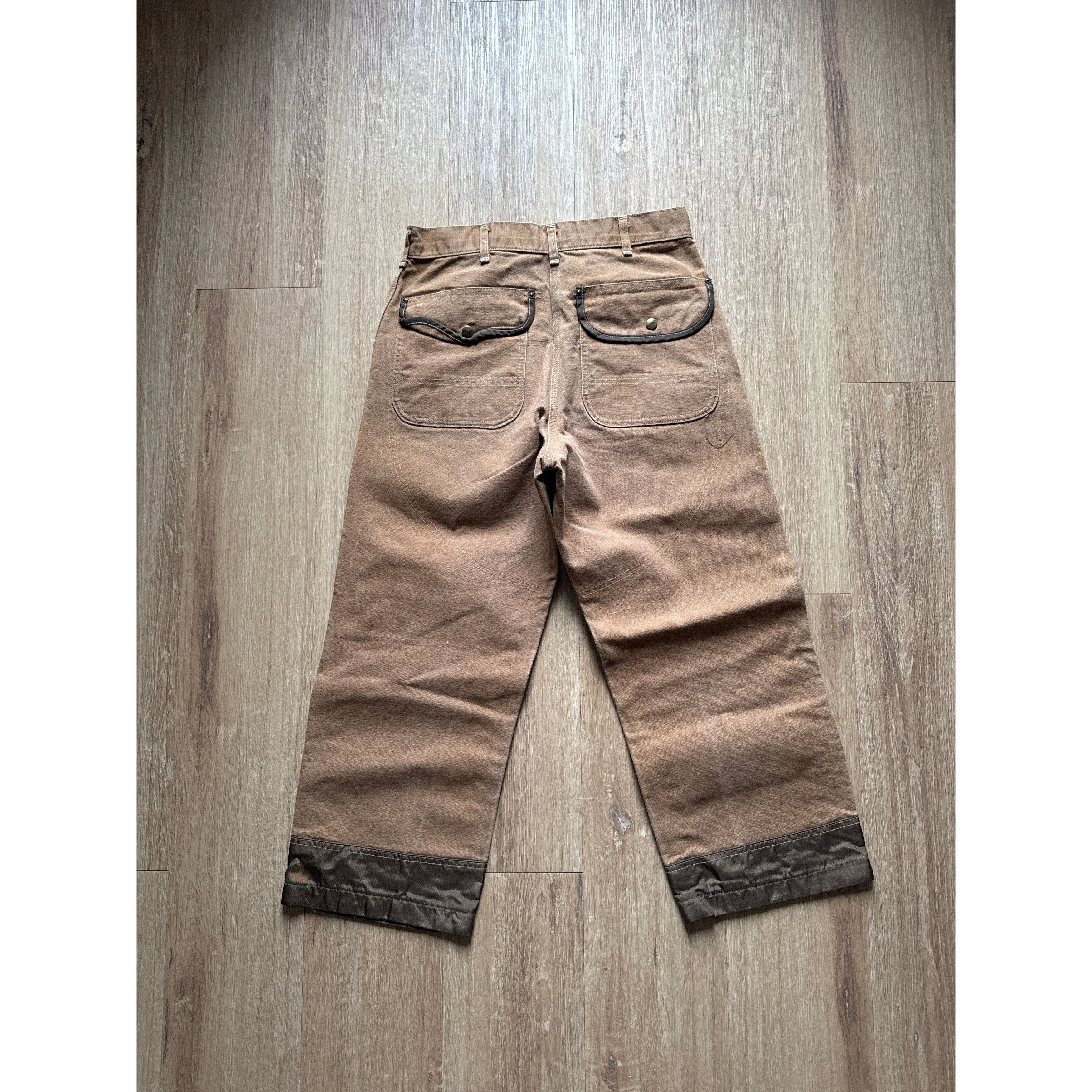 Carhartt Vintage 80s Carhartt USA Brush Double Knee Pants Size US 31 - 6 Thumbnail