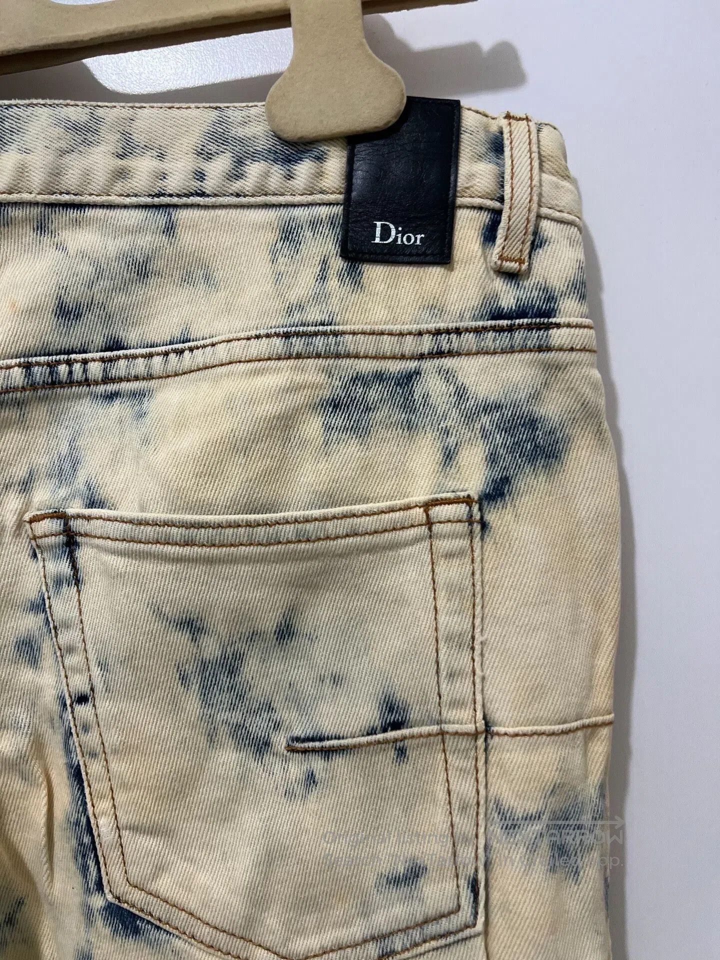 Dior Dior Homme Men's Distressed Snow Wash Jeans W31. Size US 31 - 5 Thumbnail