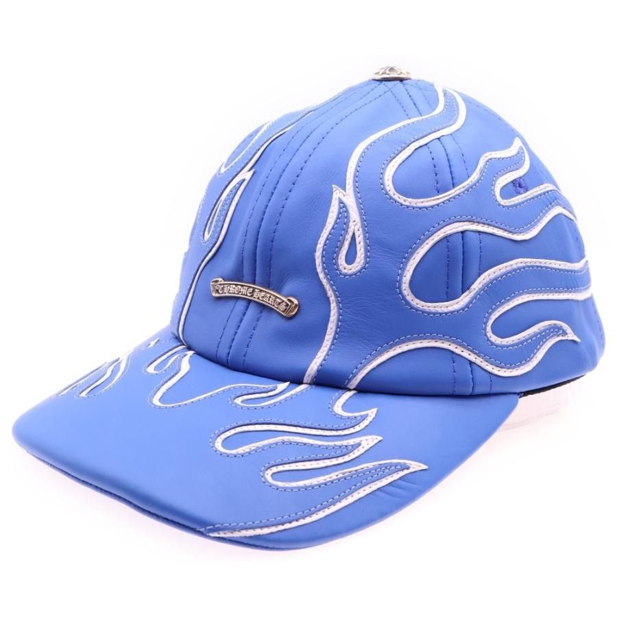 Chrome Hearts Chrome Hearts Leather Flame Scroll Label hat Size ONE SIZE - 1 Thumbnail