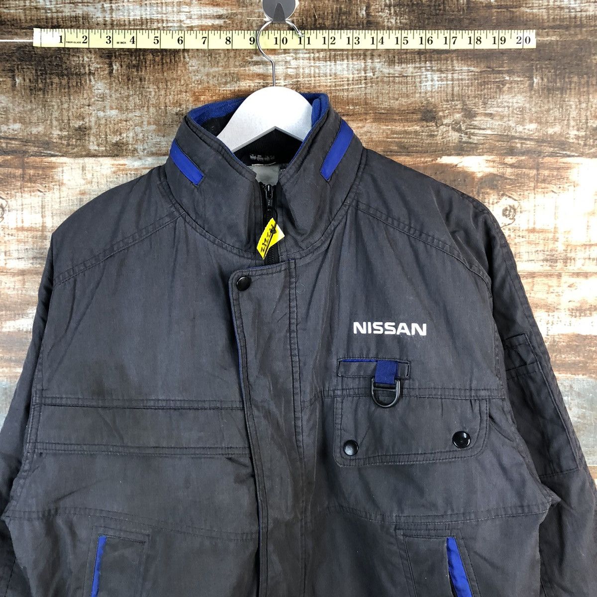 Japanese Brand D Alta Nissan Grey vintage Bombers Jacket #A2212 Size US M / EU 48-50 / 2 - 5 Thumbnail