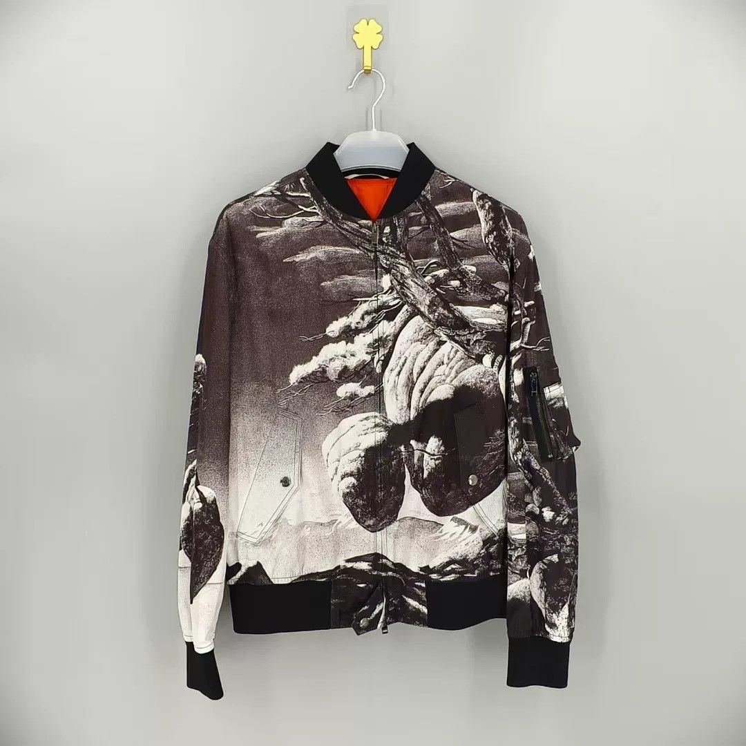 Valentino Valentino Black White Landscape Print Jacket Size US S / EU 44-46 / 1 - 1 Thumbnail