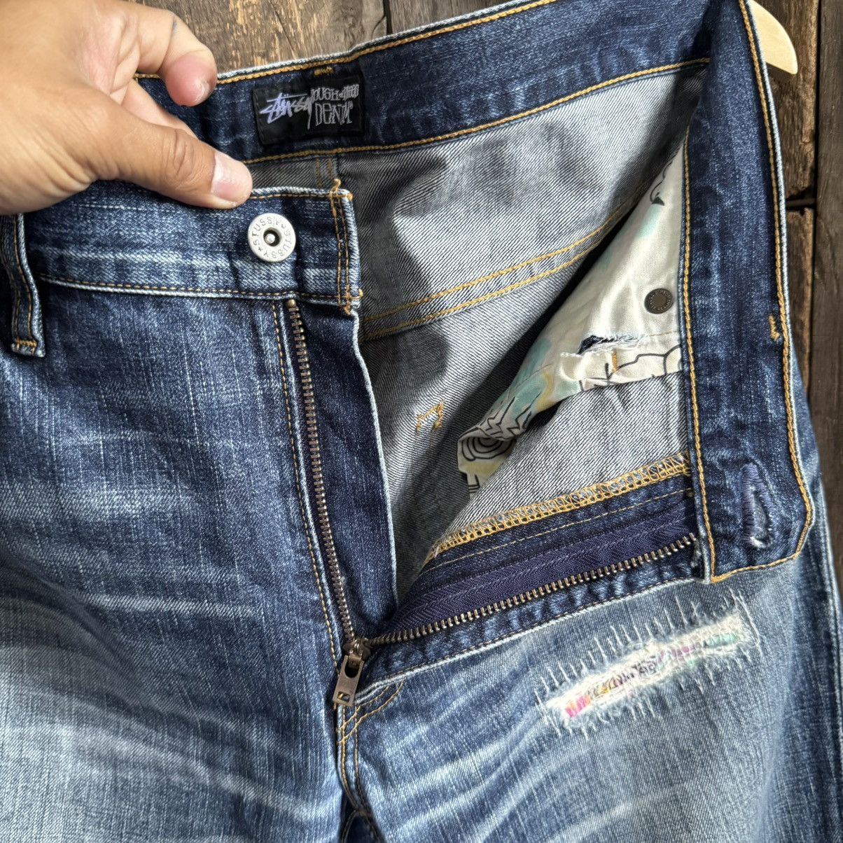 Levi's × Stussy Vintage Levis X Stussy Denim LotSS505 Size US 35 - 5 Thumbnail