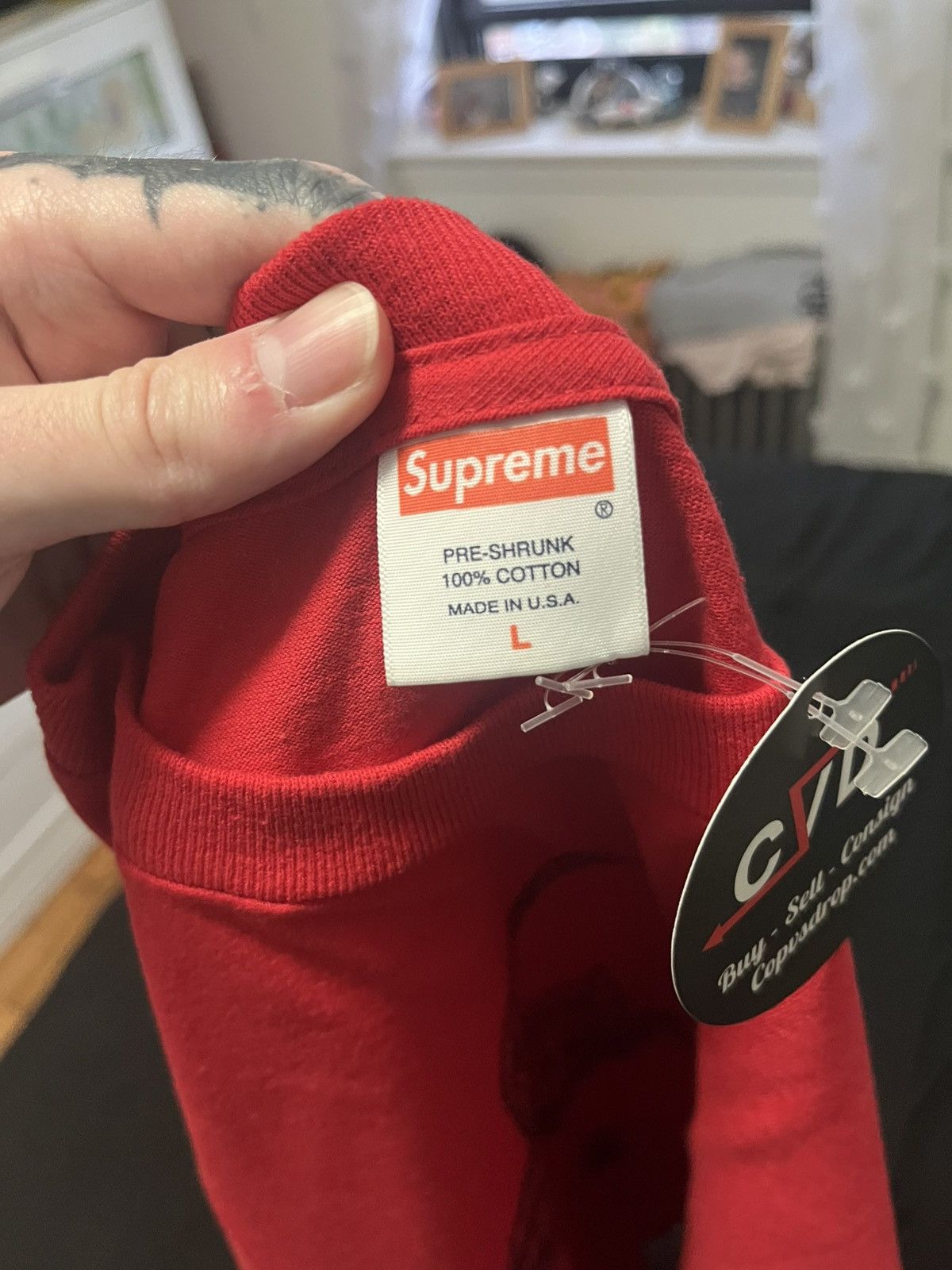 Supreme Supreme suck my cunt tee red Size US L / EU 52-54 / 3 - 4 Thumbnail