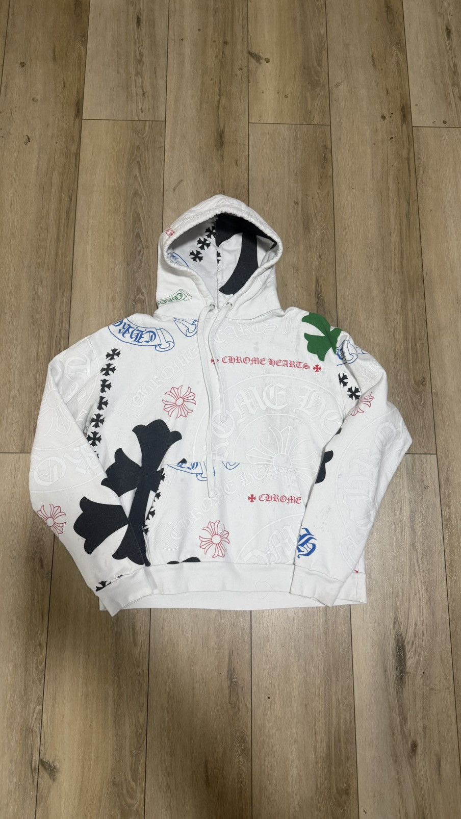 Chrome Hearts Chrome hearts white stencil hoodie Size US XS / EU 42 / 0 - 1 Thumbnail