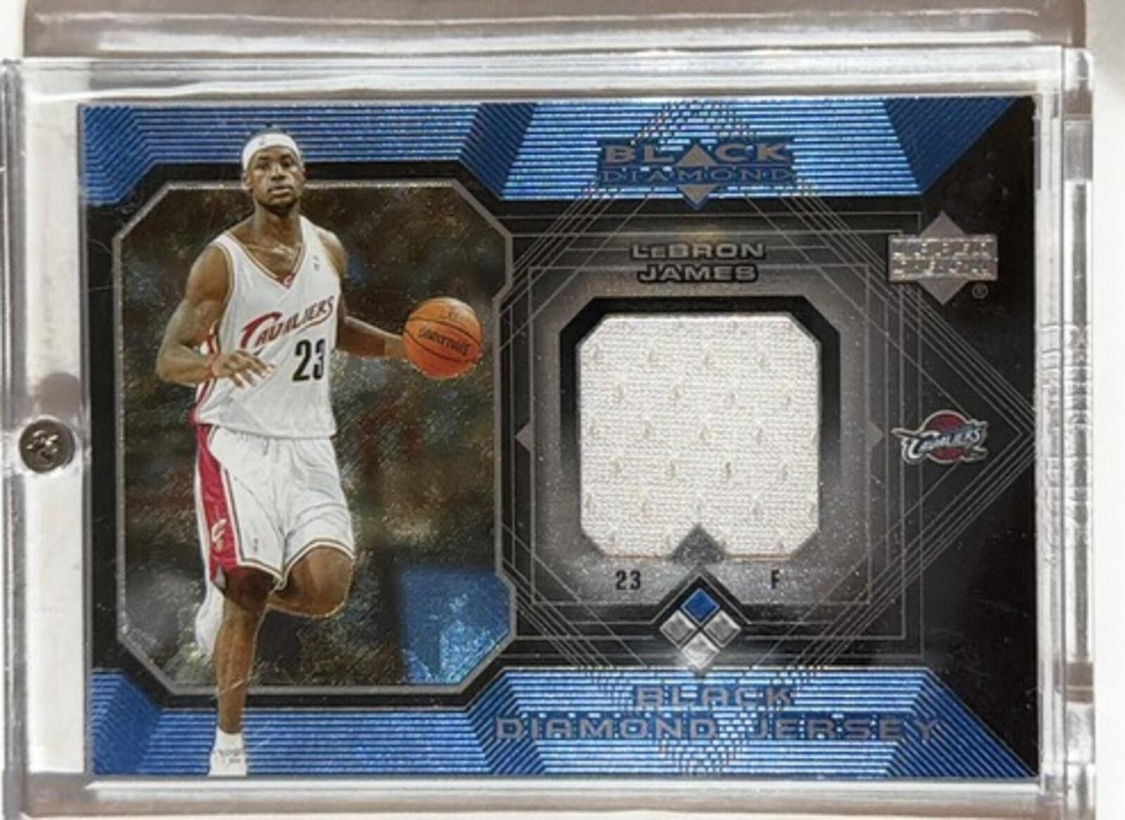 Other 04-05 Upper Deck Black Diamond Lebron James Jersey Card Size ONE SIZE - 1 Thumbnail