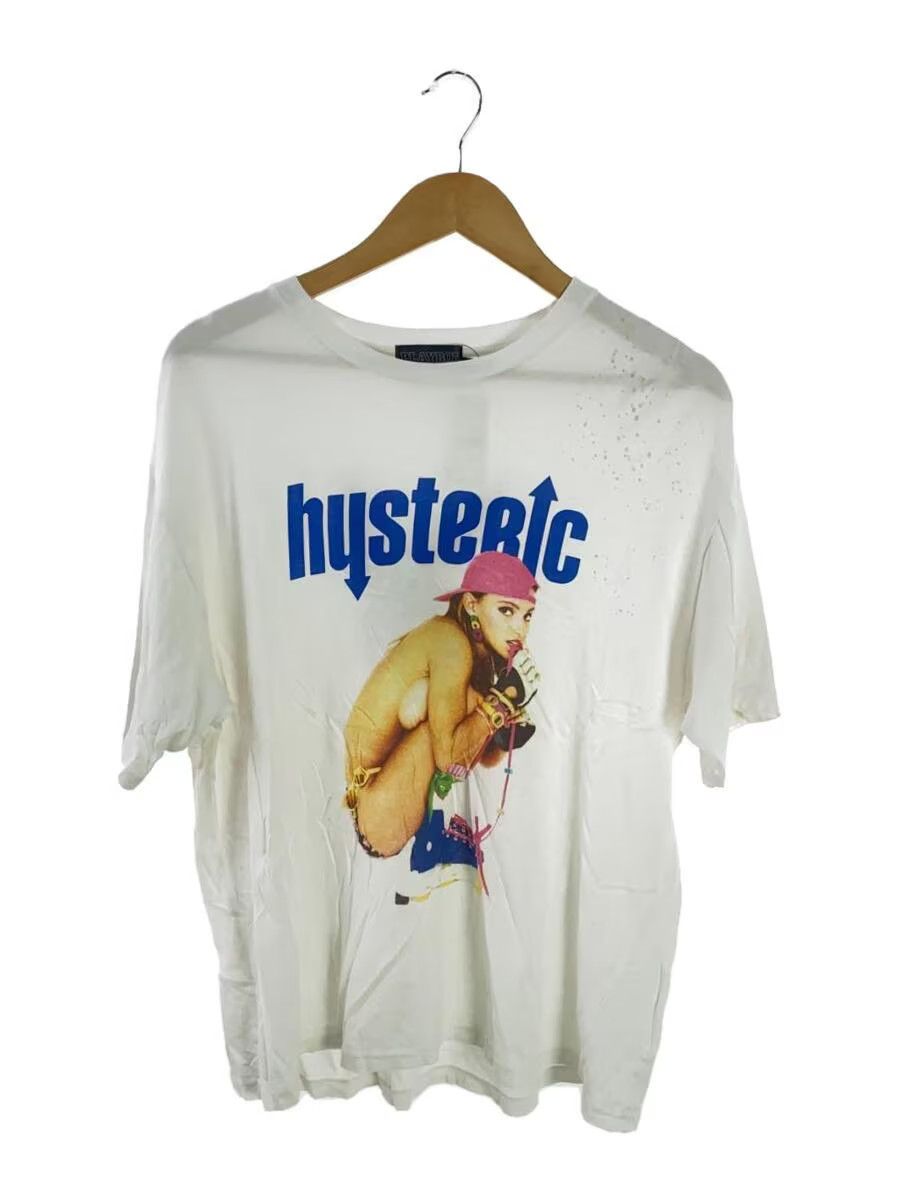 image of Hysteric Glamour Hysteric Playboy Tee in White, Men's (Size Large)