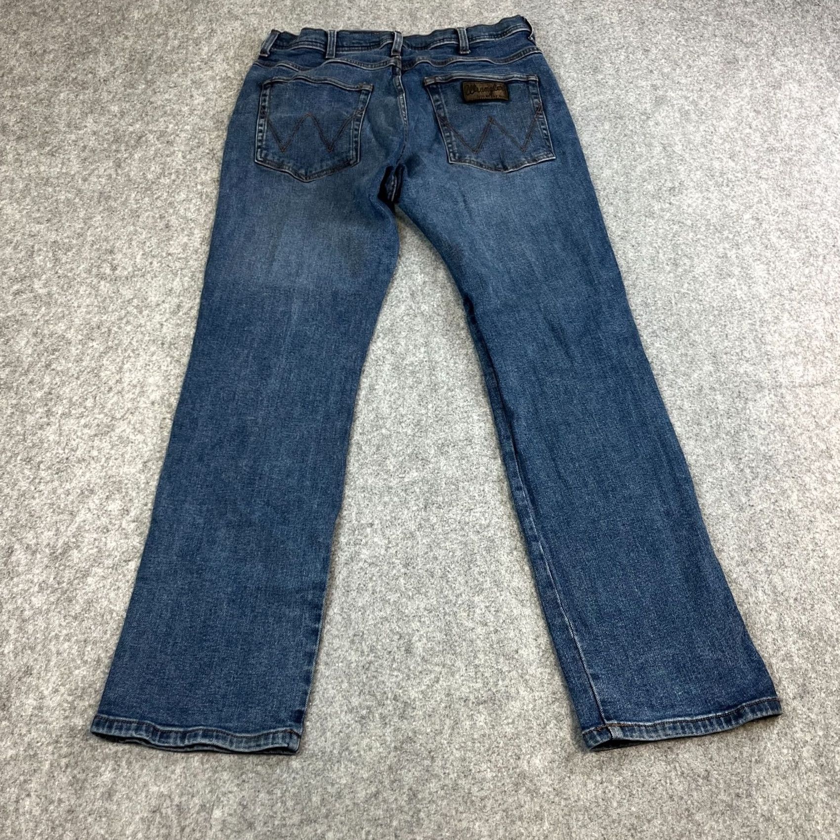 Wrangler Wrangler Jeans Regular Straight 32 30 Dark Wash Blue Arizona Stretch Ranch Mens Denim 5-Pocket Wrangler Texas Stretch Jeans Mens Size US 32 / EU 48 - 2 Thumbnail