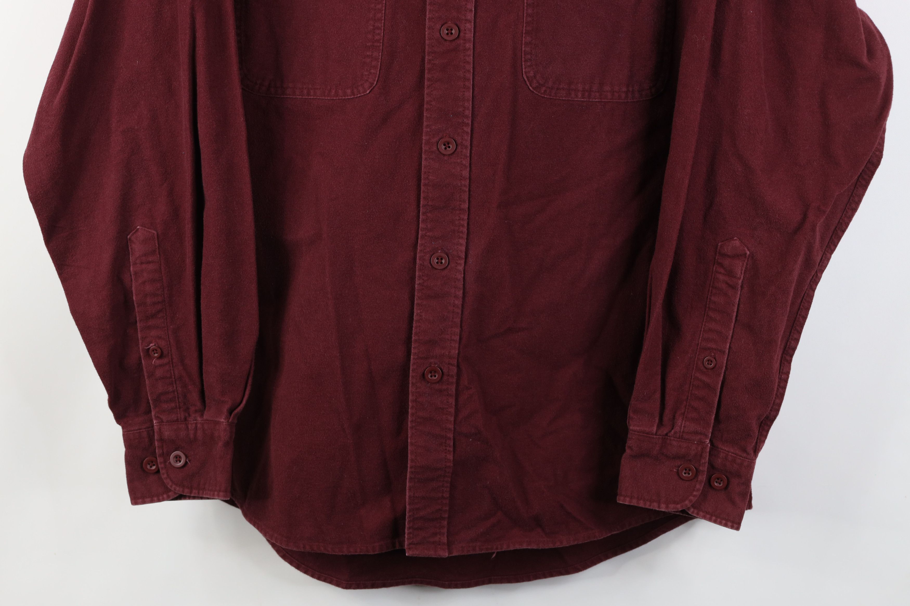 Vintage Vintage 90s Streetwear Heavyweight Chamois Button Shirt Size US M / EU 48-50 / 2 - 3 Thumbnail
