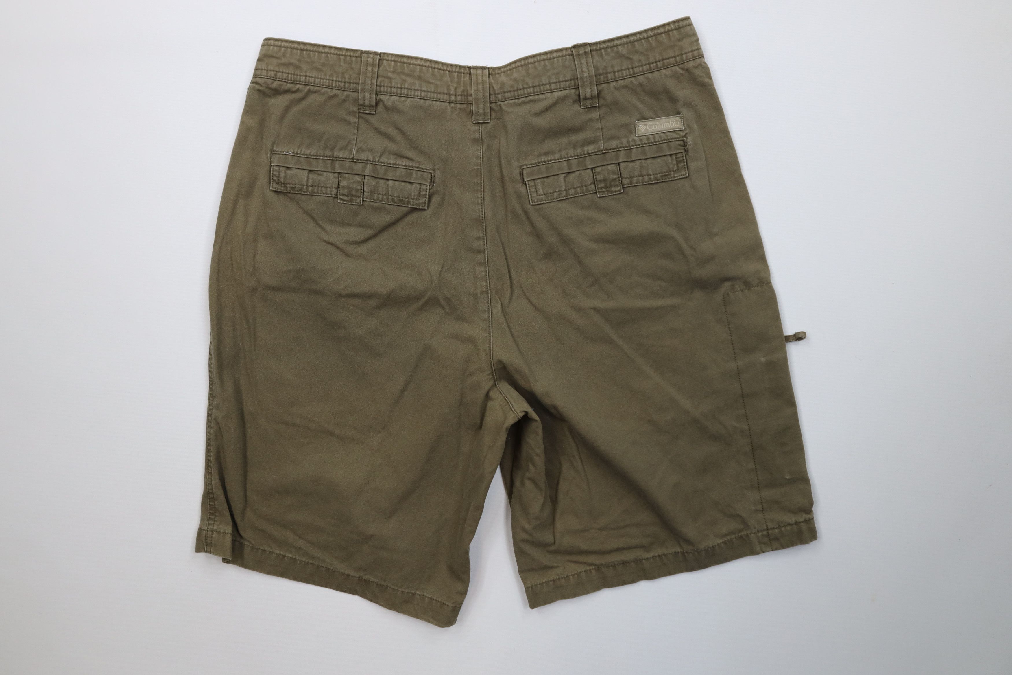 Columbia Vintage Columbia Spell Outdoor Hiking Trekking Shorts Green Size US 34 / EU 50 - 9 Thumbnail